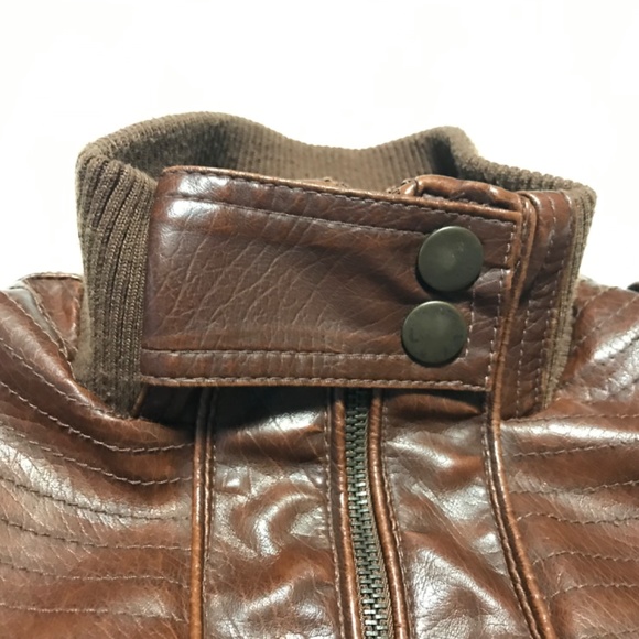Wet Seal Faux Leather Jacket Cropped - Picture 6 of 8